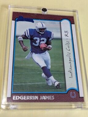 1999 Bowman RC #161 Edgerrin James Indianapolis Colts FOOTBALL Card Rookie